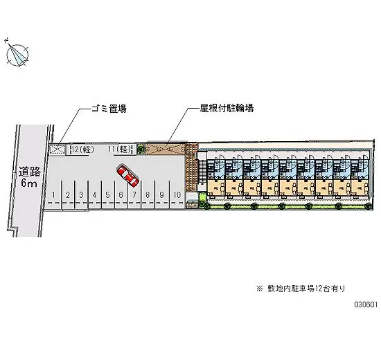 ★手数料０円★彦根市西今町　月極駐車場（LP）